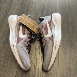 Nike Arkansas Razorbacks Pegasus 41 Grey Running Shoes FZ5105-001 New Mens Sz 9